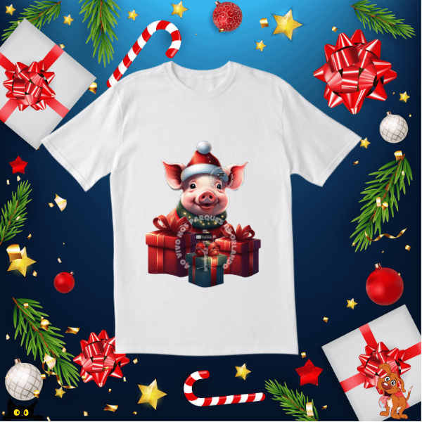 Christmas Pig 🐽 T-Shirt product image (1)