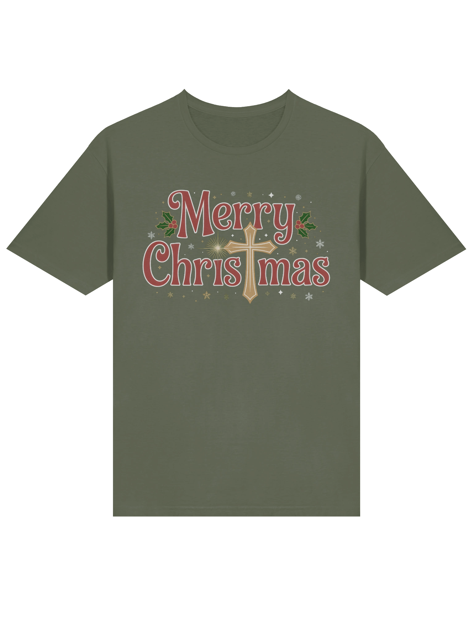 Christian Christmas Shirt Merry Christmas Cross product image (4)