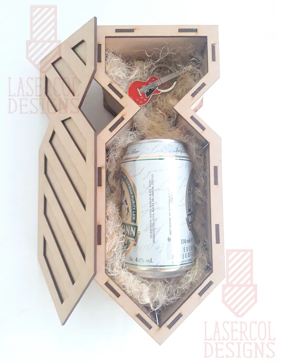 Tie Shaped Box - Laser Cut Files product image (3)