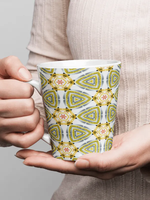 Kaleidoscopic Harmony Latte Mug product image (1)