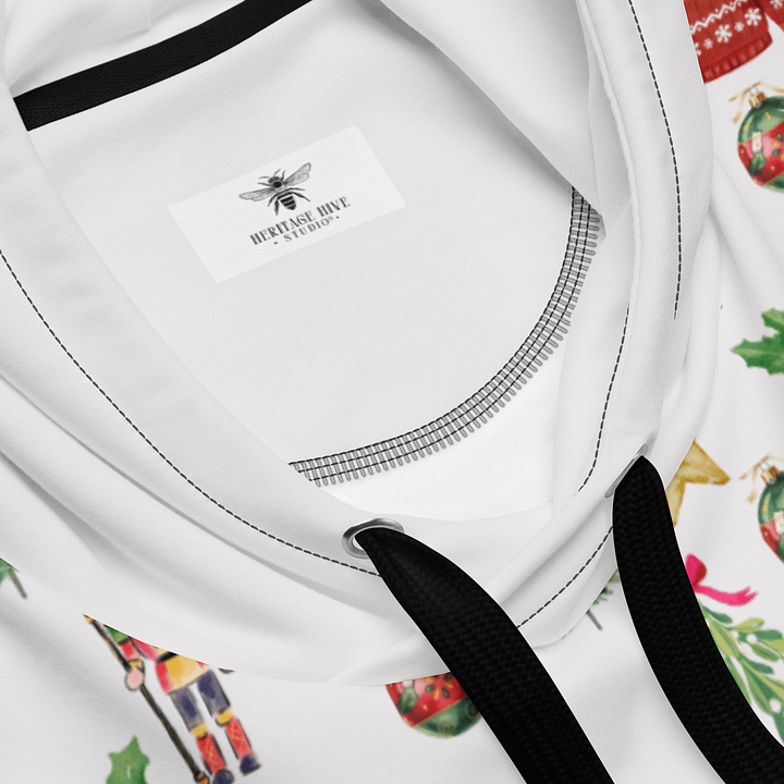 Unisex Cozy Retro Christmas Watercolor Hoodie product image (2)