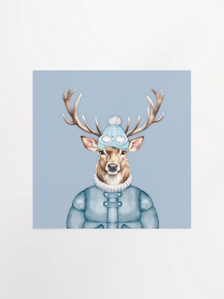 Winter Wonderland Deer Poster product image (1)