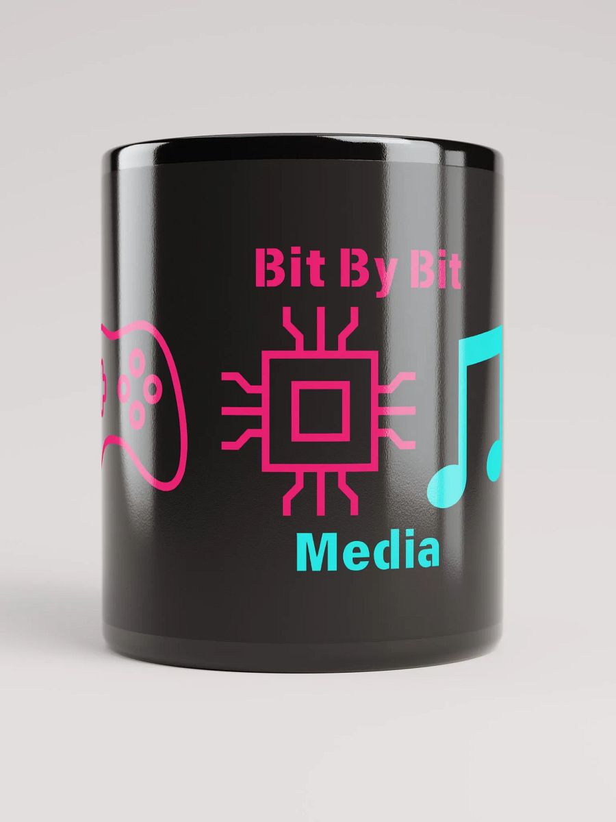 Bit By Bit Media Retro Color Scheme Black Mug product image (5)