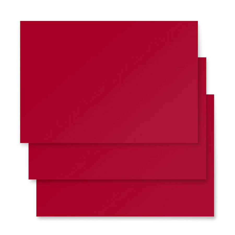 Carmine Red Solid Holiday Christmas Wrapping Paper Sheets (3) product image (5)
