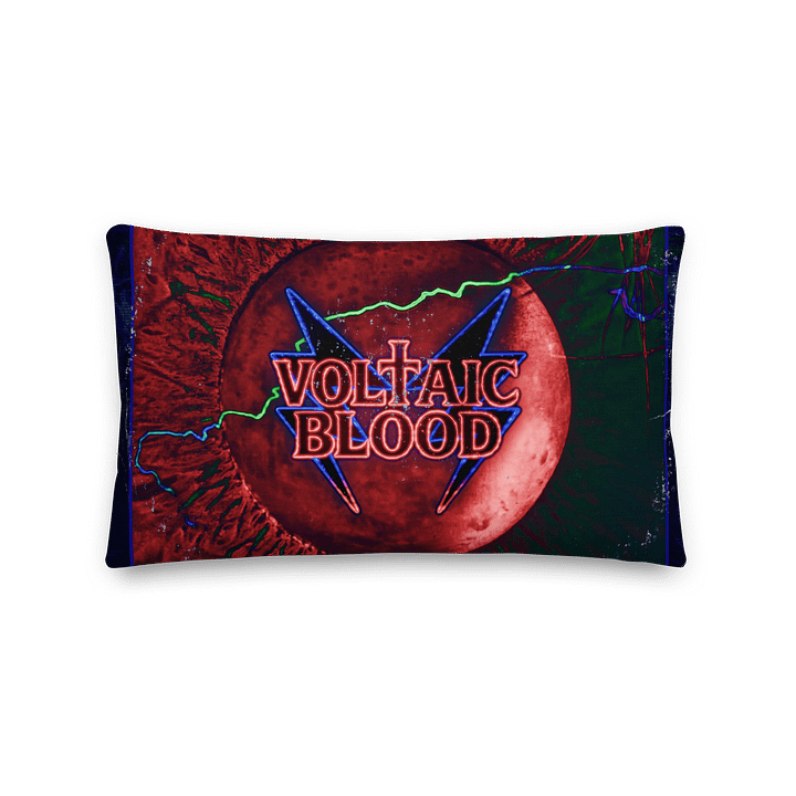 Voltaic Blood Vintage Horror Pillow! product image (5)