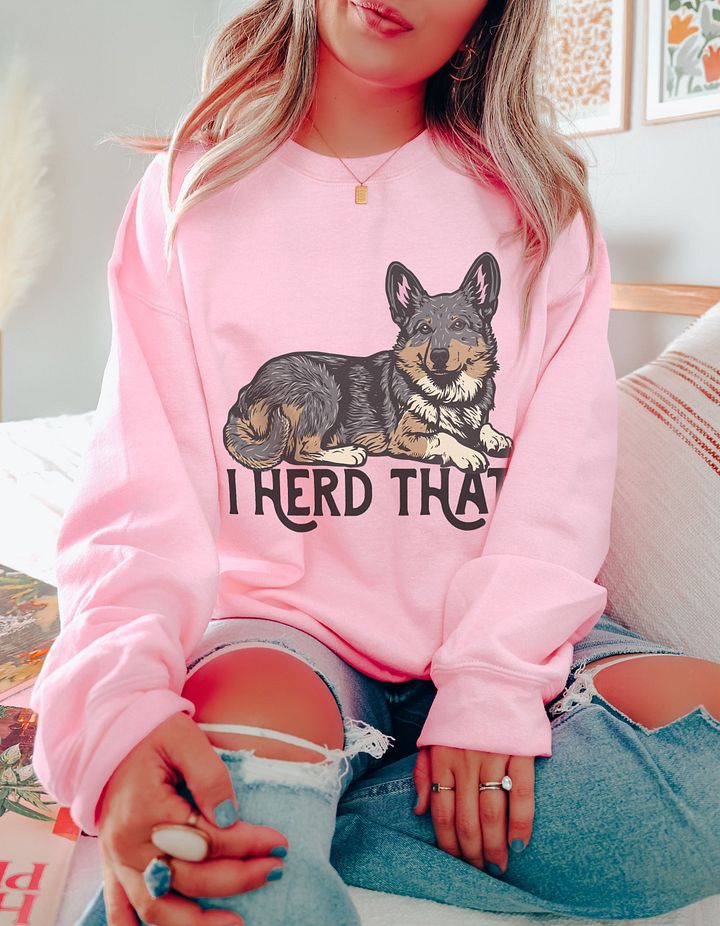 I Herd That Sweatshirt Swedish Vallhund | Funny Shirt for Herding Dog Owners product image (6)