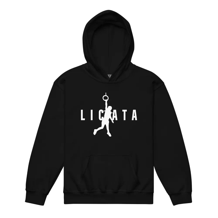 Ninja Girl White Logo Kids Hoodie product image (1)