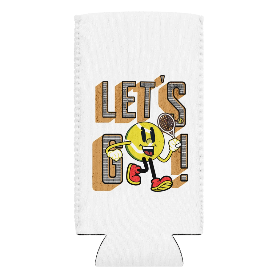 Lets Go Mascot Tennis Ball Coozie Can Cooler product image (1)