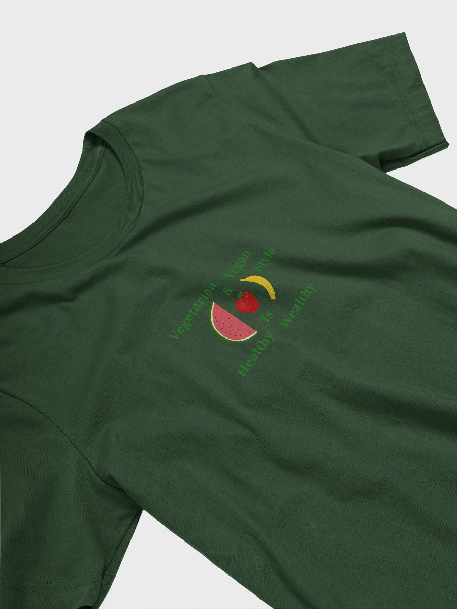 Healthy & Wealthy Vegetarian T-Shirt product image (3)