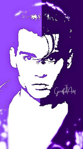One of my favorite @johnnydepp movies is CRY BABY.

This one’s for you, Johnny 💜
•••
#thegr8tfulartist #aiartist #digitalart ...