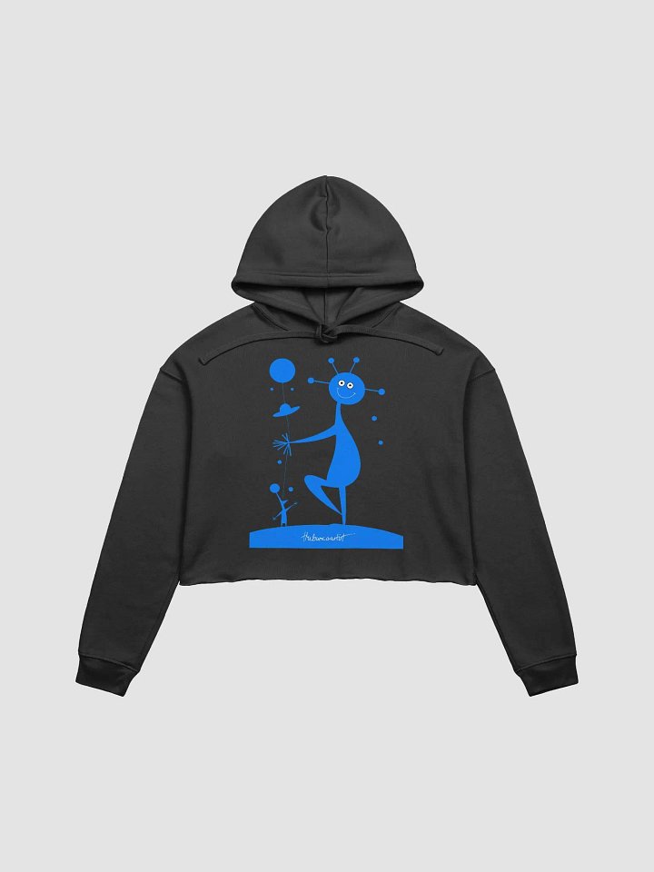 Bella+Canvas Fleece Crop Hoodie product image (2)