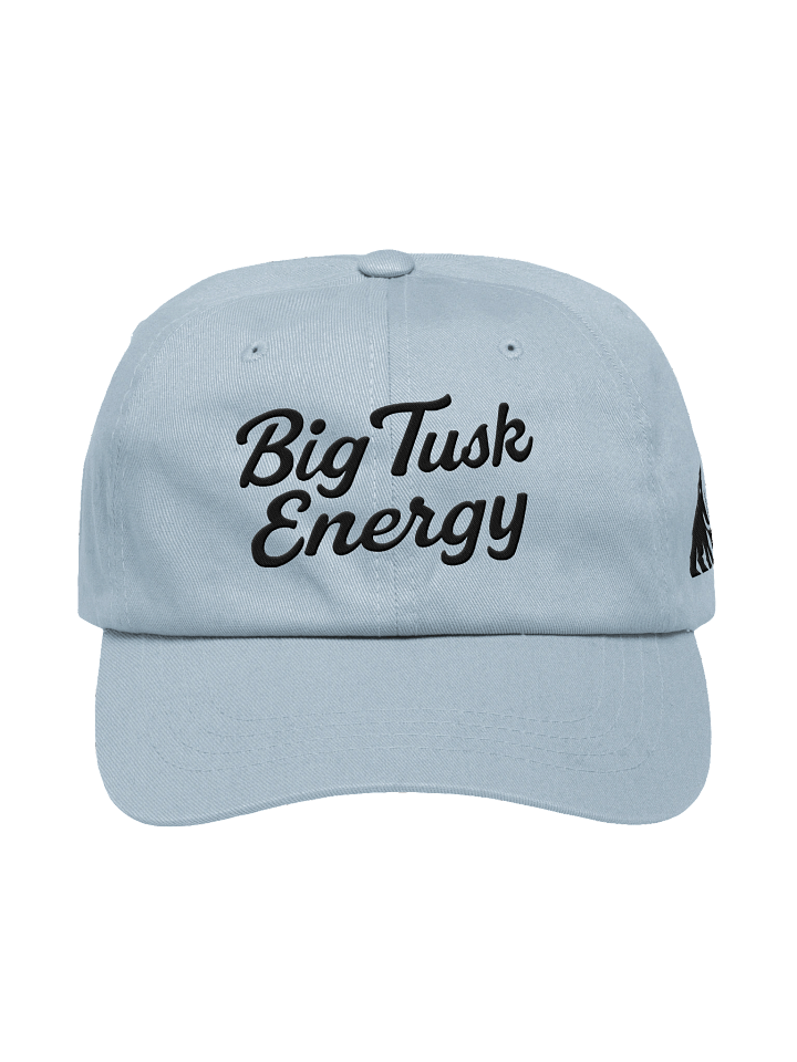 Big Tusk Energy Dad Hat — Ice Blue product image (1)