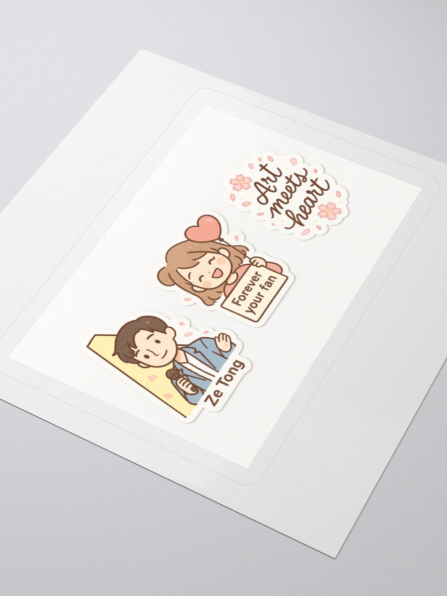 Ze Tong & I Sticker Pack – Art Meets Heart product image (8)