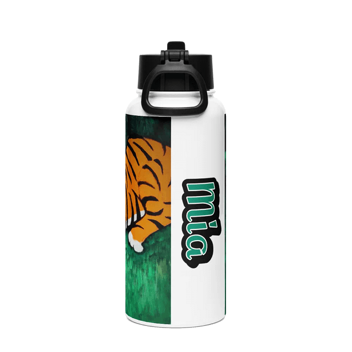 Mia the Tiger Stainless Steel Water Bottle product image (2)