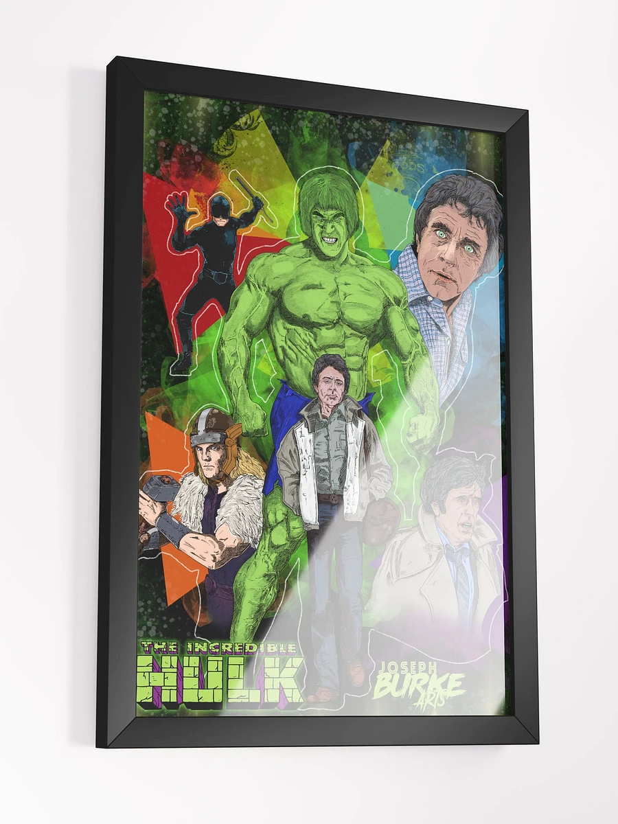 The Incredible Hulk TV Series Framed 12x18 Art product image (3)