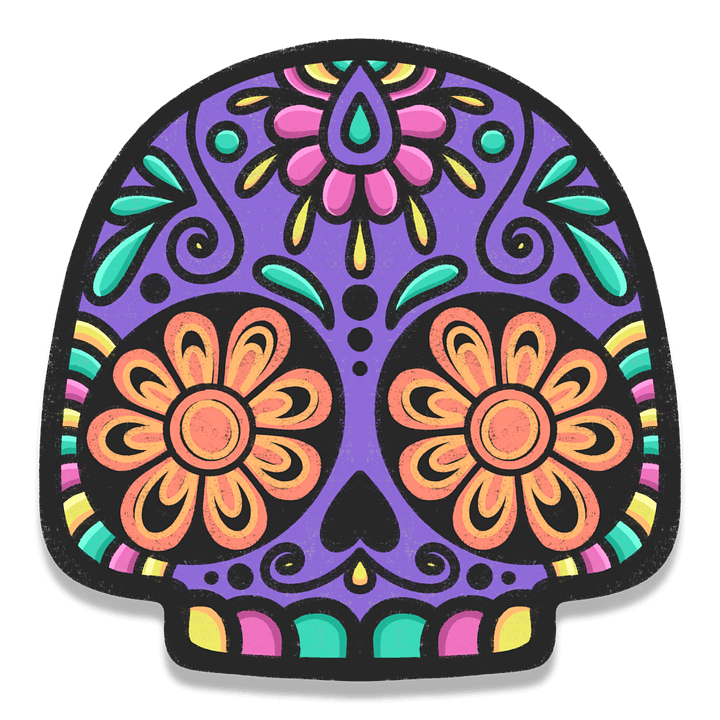 Sugar Skull Sticker product image (1)