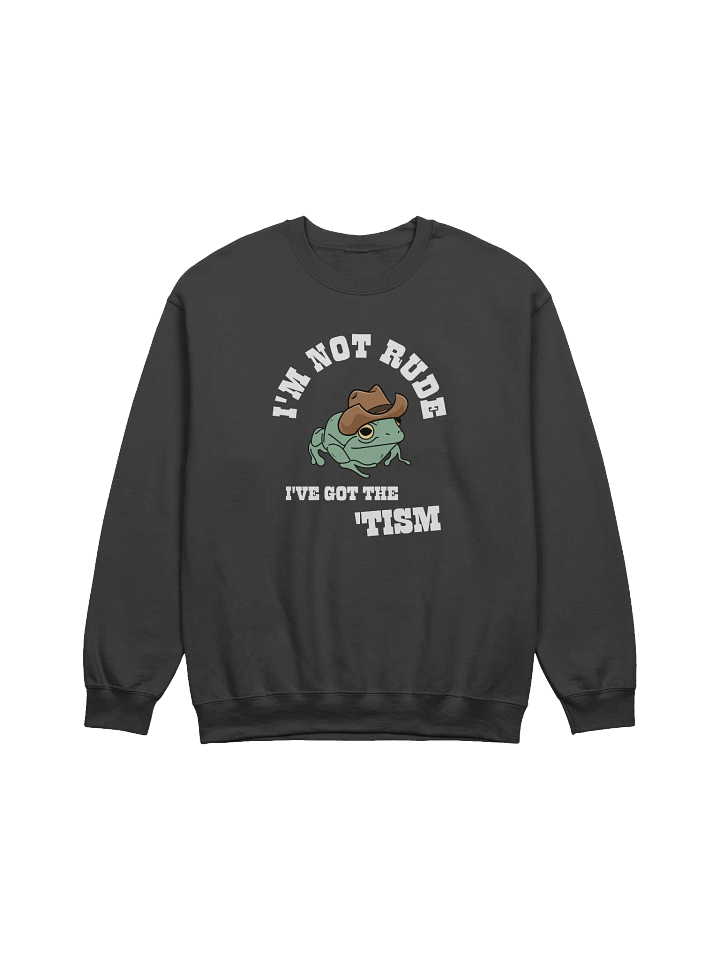 I'm Not Rude I've got The 'Tism Frog Sweatshirt product image (1)