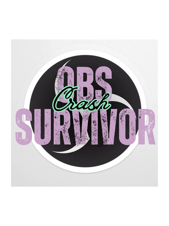 OBS Crash Survivor Stickie product image (2)