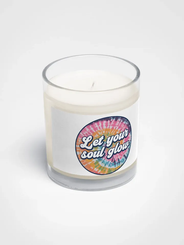 Soul Glow Tie-Dye Soy Wax Candle product image (2)