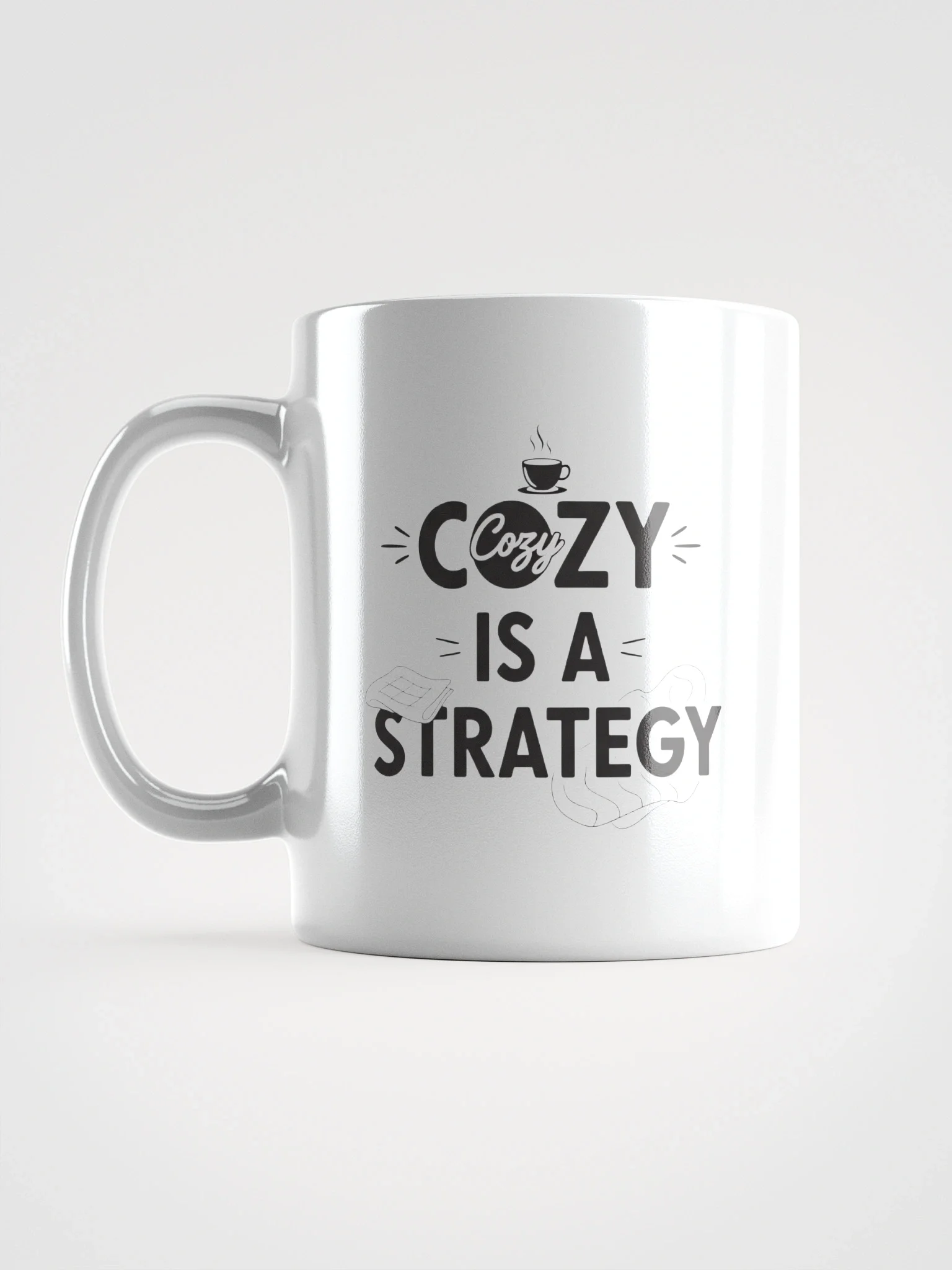 Cozy Is a Strategy Mug – Perfect Motivational Coffee Cup for Comfort & Success product image (1)