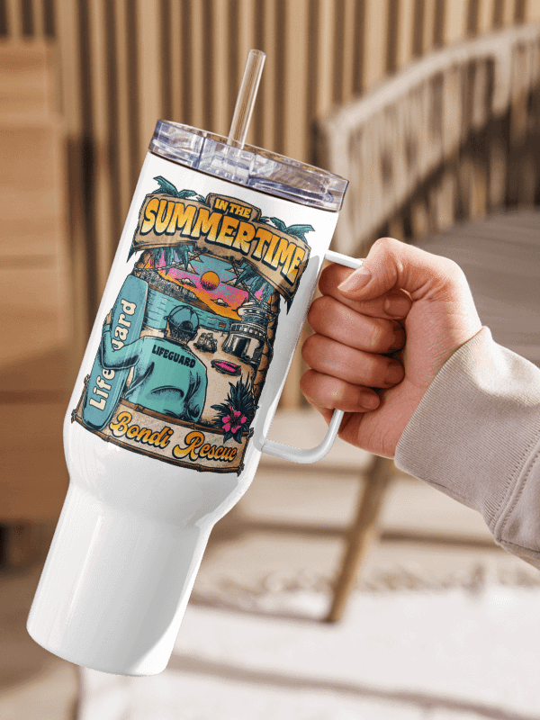 "In The Summertime" Travel Mug (40oz/1L) product image (1)
