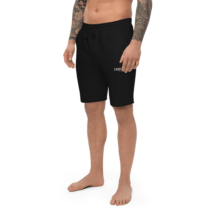 Drisso Paris™ Black Independent Trading Co. Men’s Fleece Shorts product image (2)