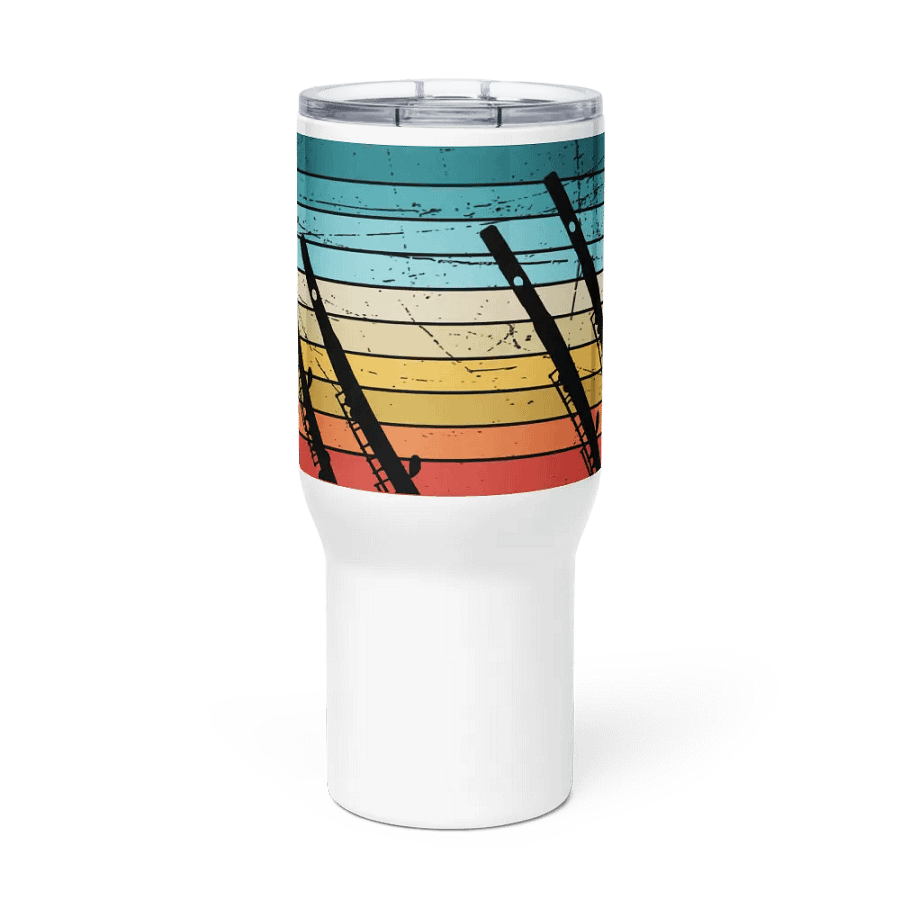 Abstract Flute Stainless Steel Travel Mug - Piccolo product image (2)