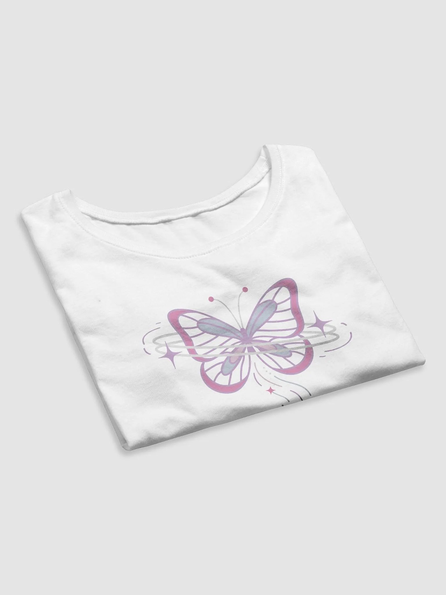 Upward Butterfly Baby Tee product image (9)
