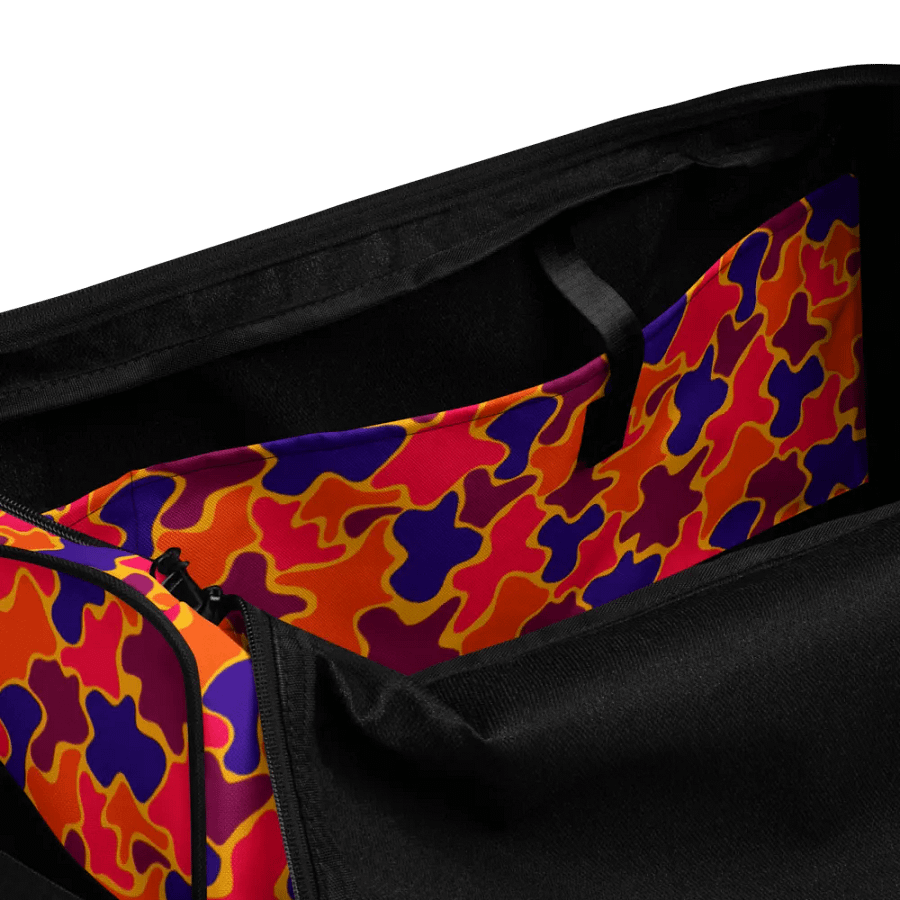 Multi Colored Pattern Blobs Bomber Duffel Bag product image (4)
