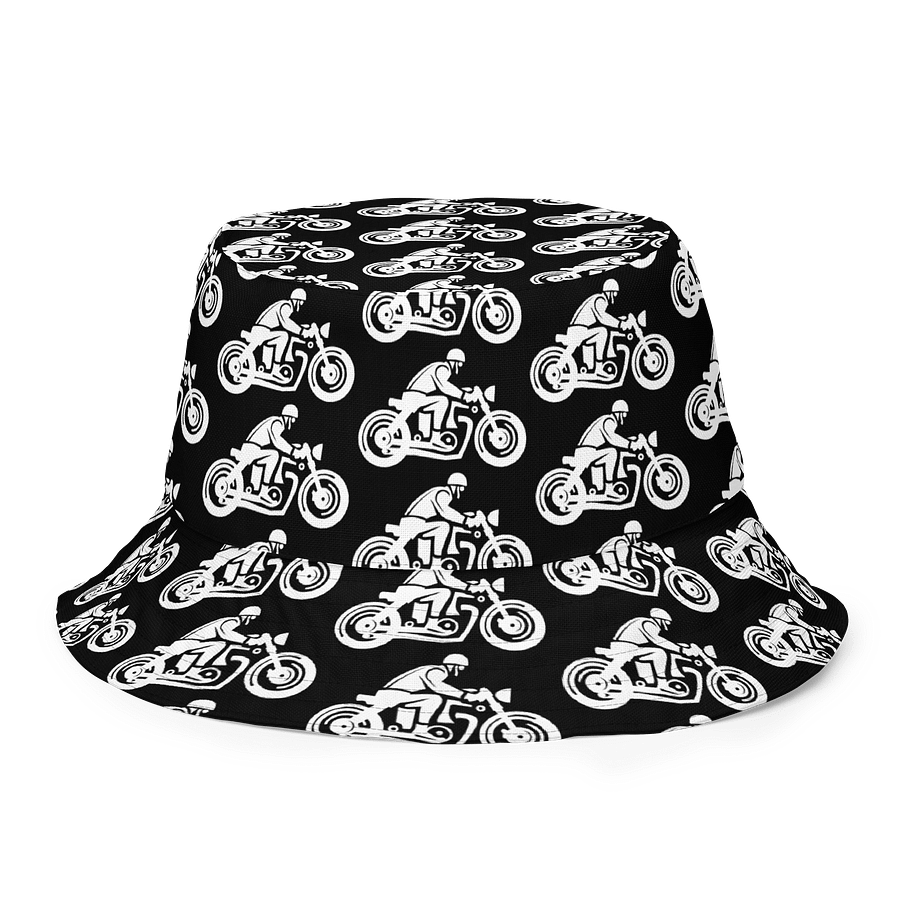 Retro Rider Reversible Bucket Hat – Vintage-Inspired 2-in-1 Hat for Bikers, Streetwear & Festival Style product image (1)
