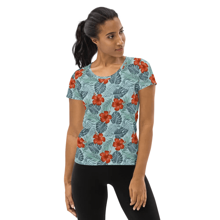 Palm Paradise | Women's Athletic T-Shirt product image (1)