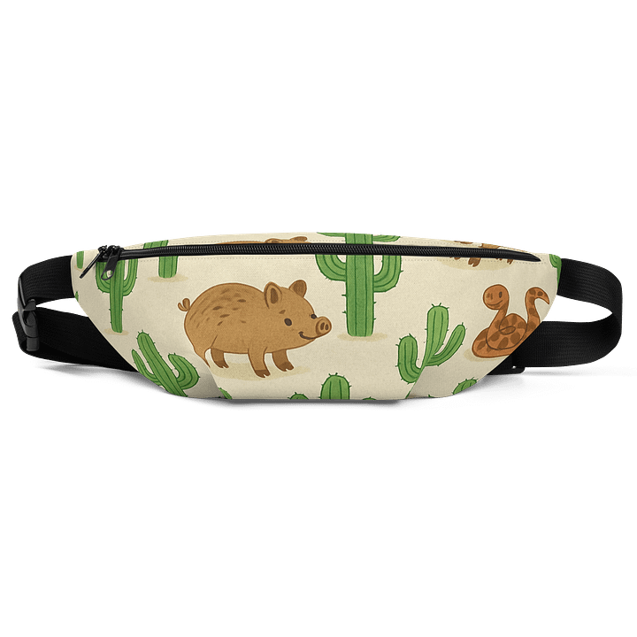 Tucson, Arizona Javelina and Snake Friends Fanny Pack (Waist Bag) product image (1)