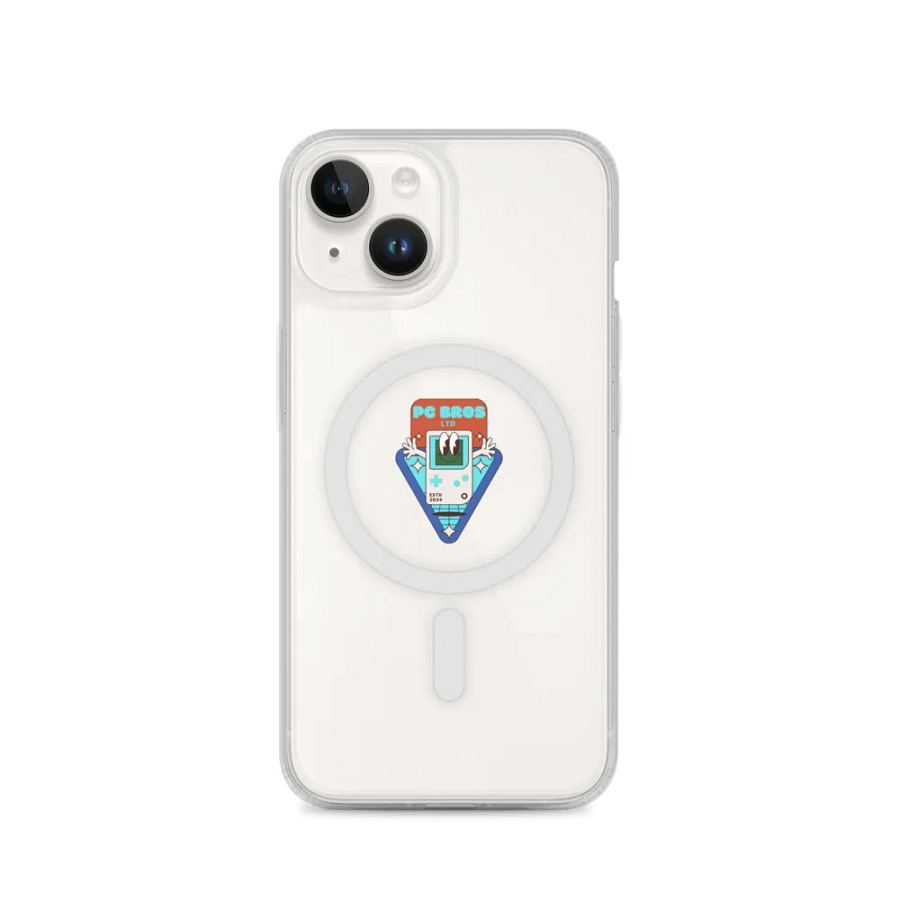 Retro Gamer Logo iPhone® MagSafe® Clear Case product image (4)
