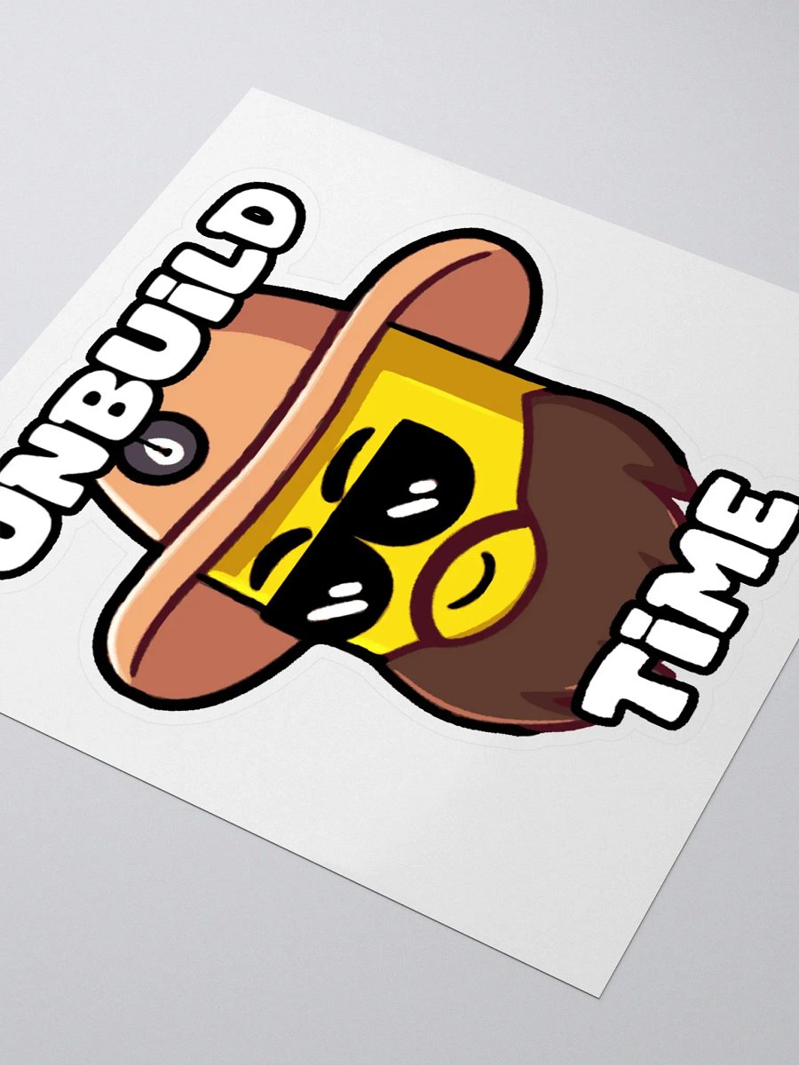 Unbuild Time - Kiss cut sticker product image (8)