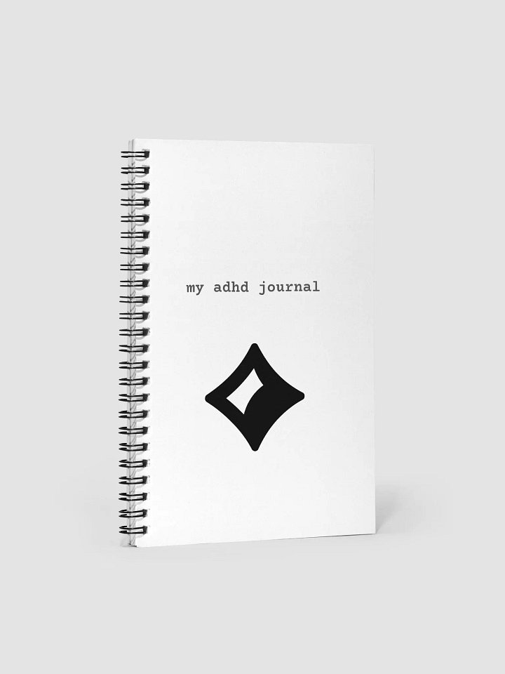 Plain White ADHD Journal product image (1)