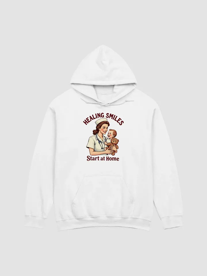 medical moms, dads, Healing Smiles Nurse Hoodie product image (1)