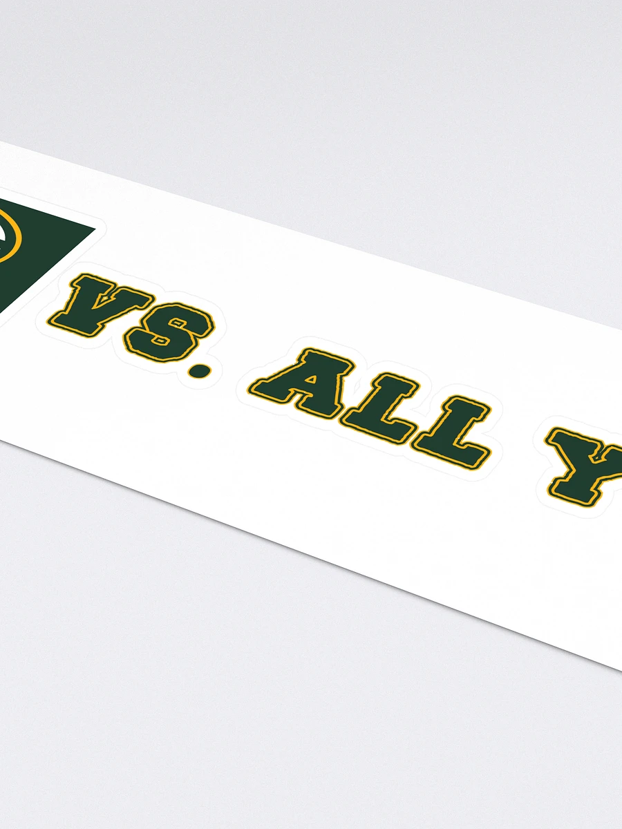 Packers Vs. All Y'all Green Bay Football Rivalry Design product image (4)