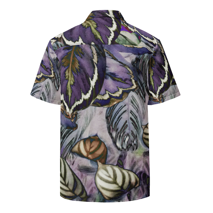 purple Leaves Hawaiian Shirt product image (2)