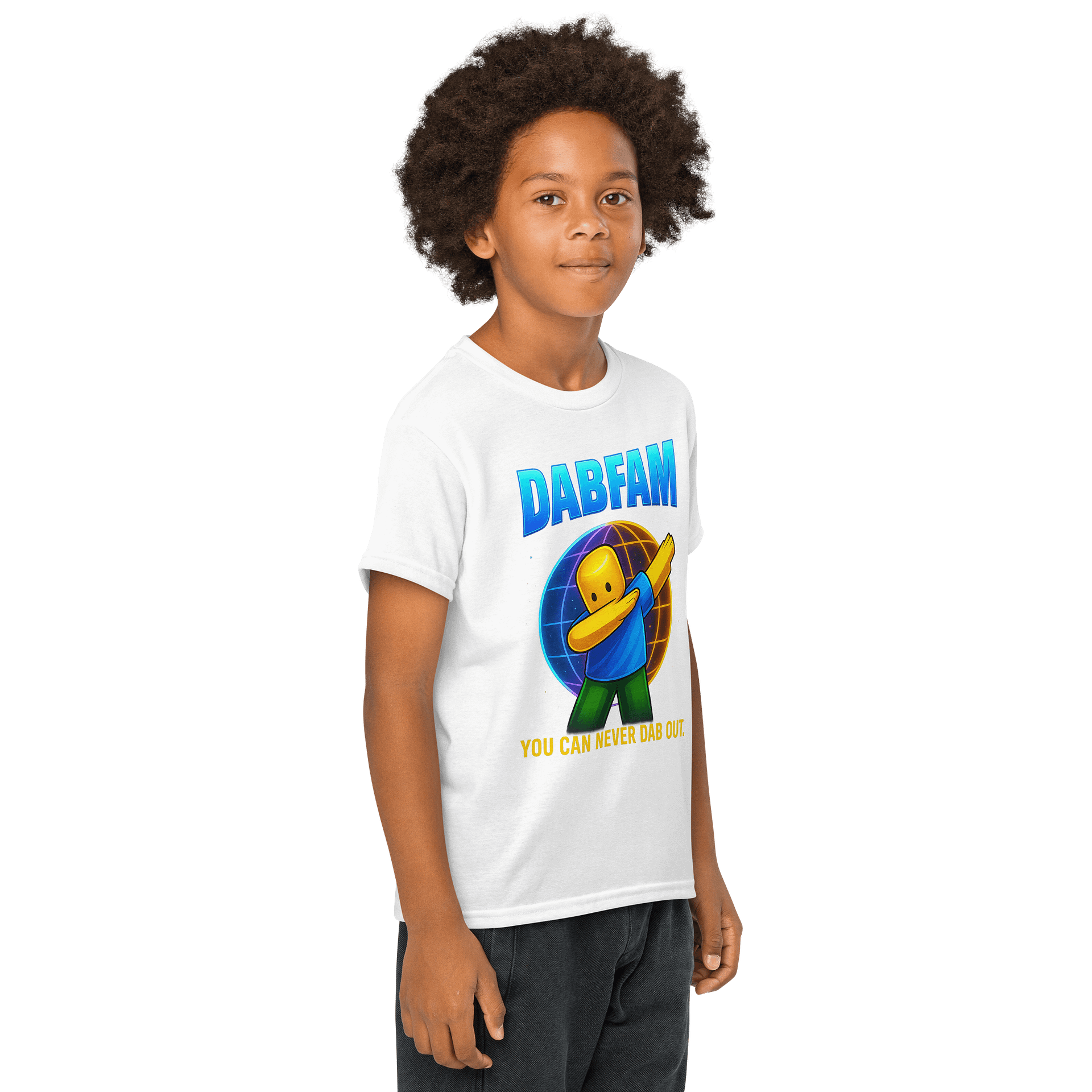 DabFam Certified Basic Youth Tee – You Can Never Dab Out product image (62)