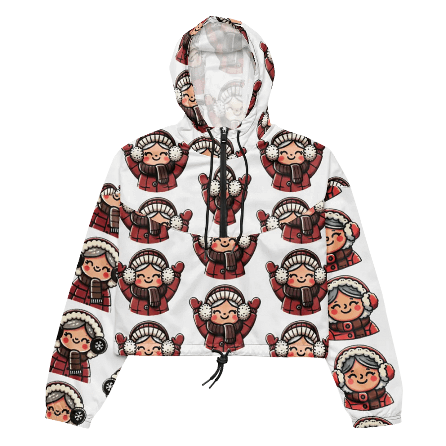 Joyful Winter Characters All-Over Print Windbreaker product image (8)