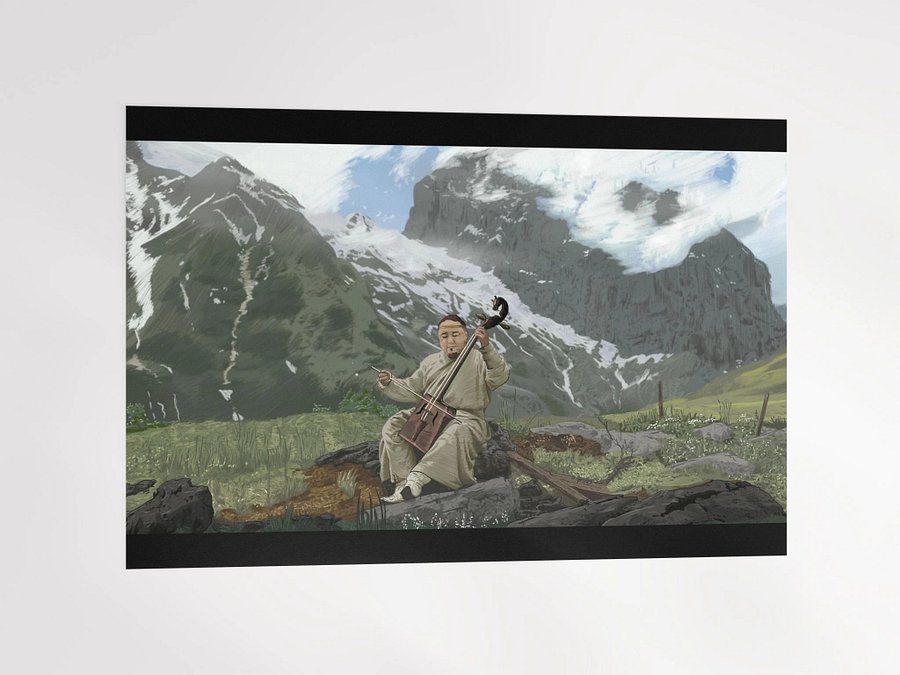 Mongolian in Switzerland matte poster product image (4)