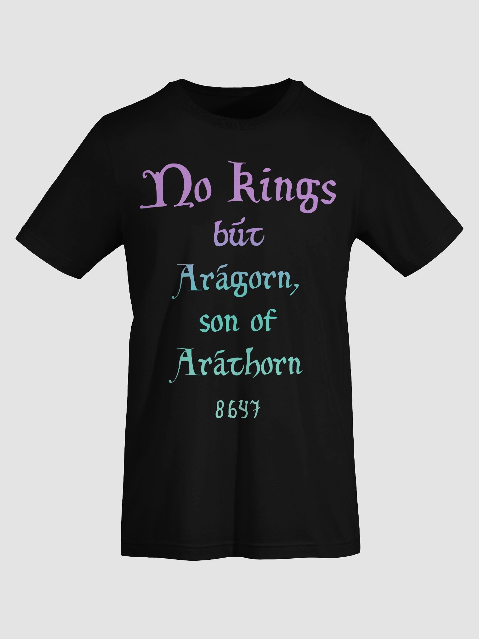 No Kings (dark variant) Straight-Sided T-Shirt product image (7)