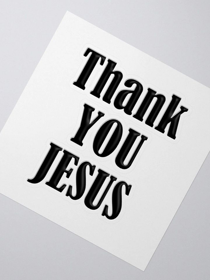 THANK YOU, JESUS, product image (2)