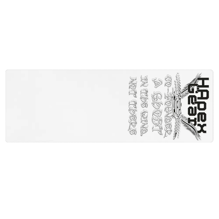 Yoga Mat - Co Founder A Ghost - Black HApex Gear Black Logo product image (1)