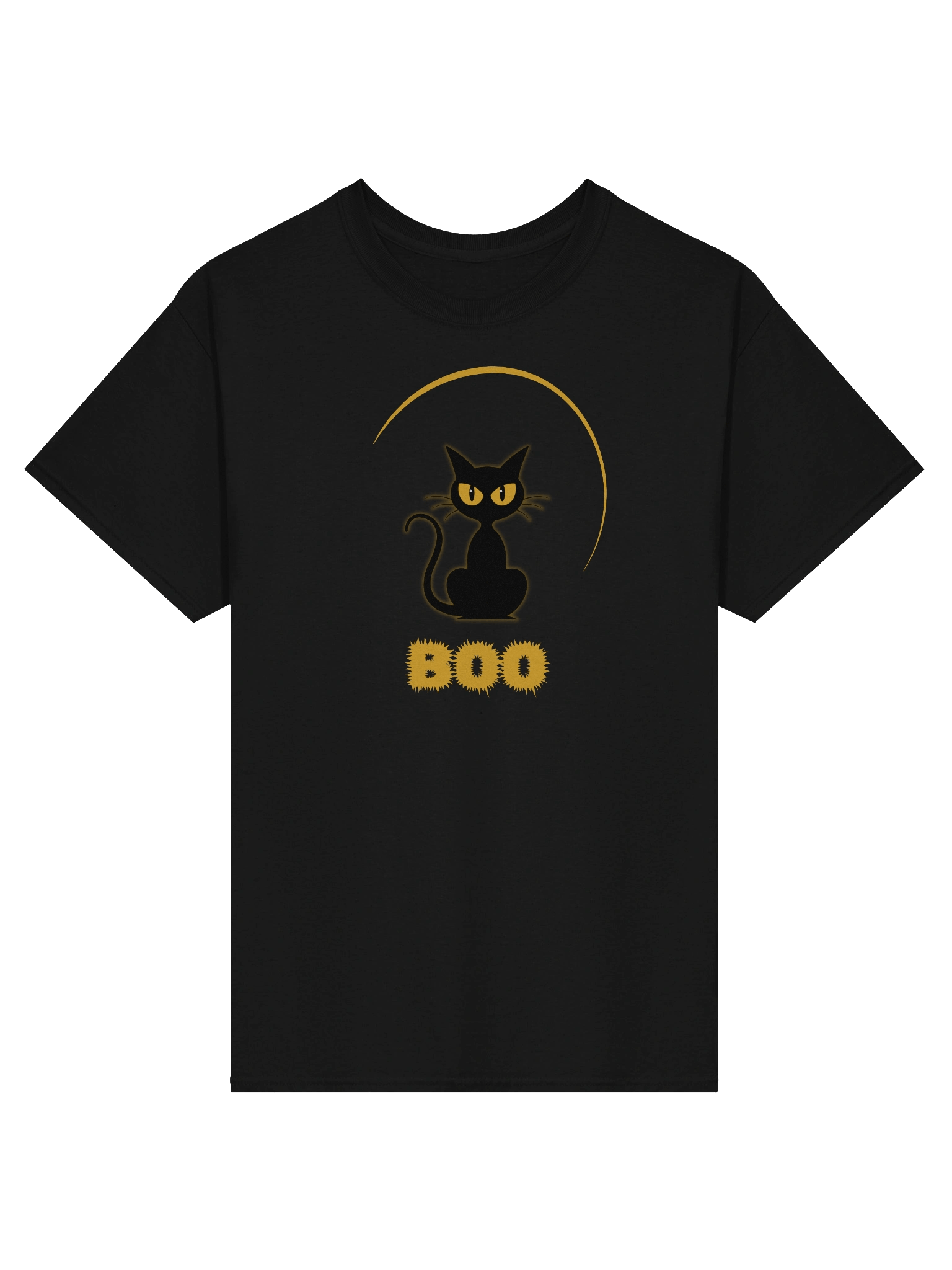 BOO: Moonlit Black Kitty - UNISEX T-SHIRT product image (1)