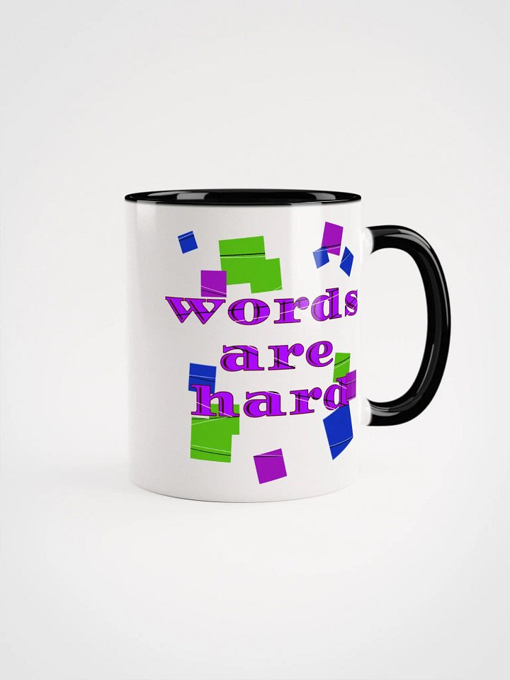 words are hard mug product image (9)