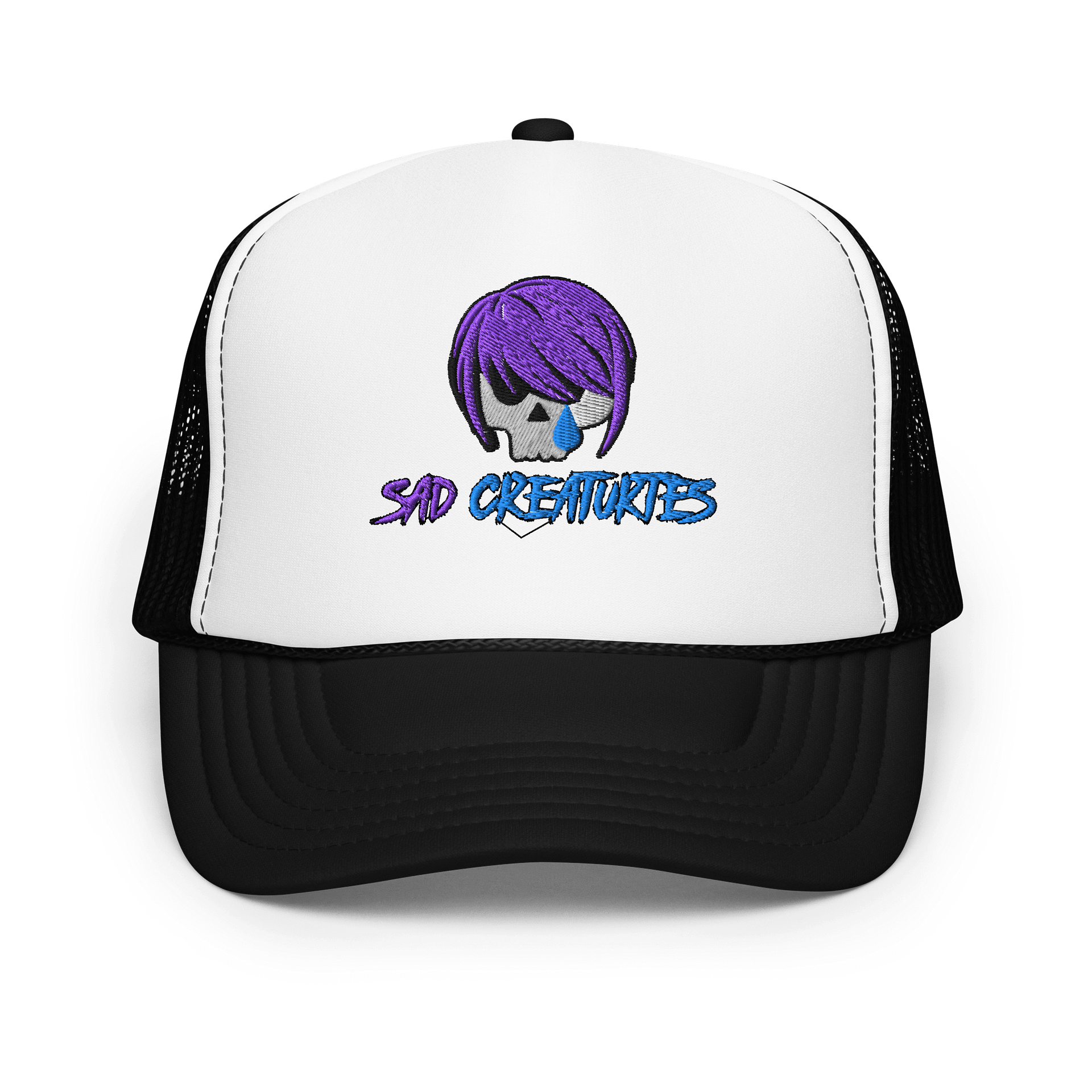 Sad Creatures Skull Trucker Hat product image (1)