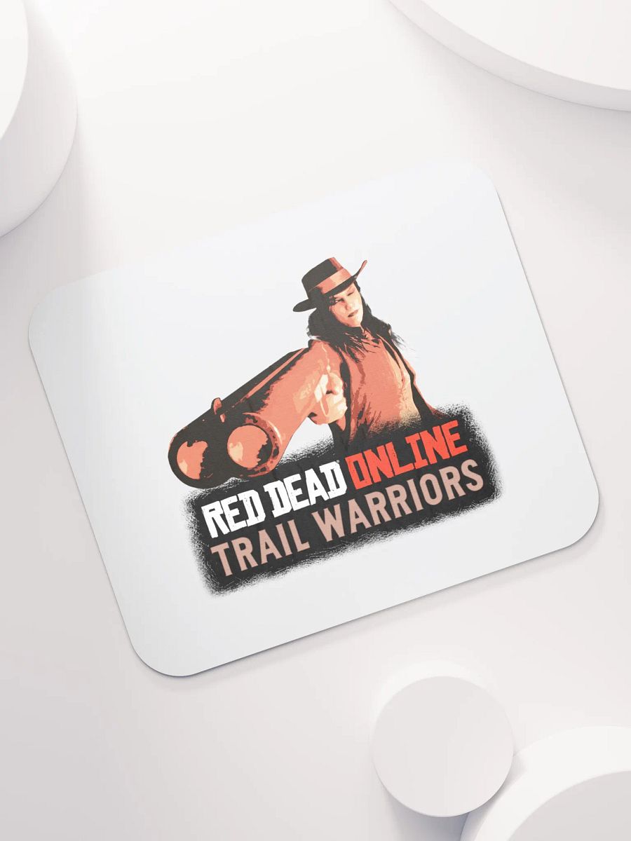 Trail Warriors Red Dead Game Cover Art Lady Gunslinger Mouse Pad product image (7)