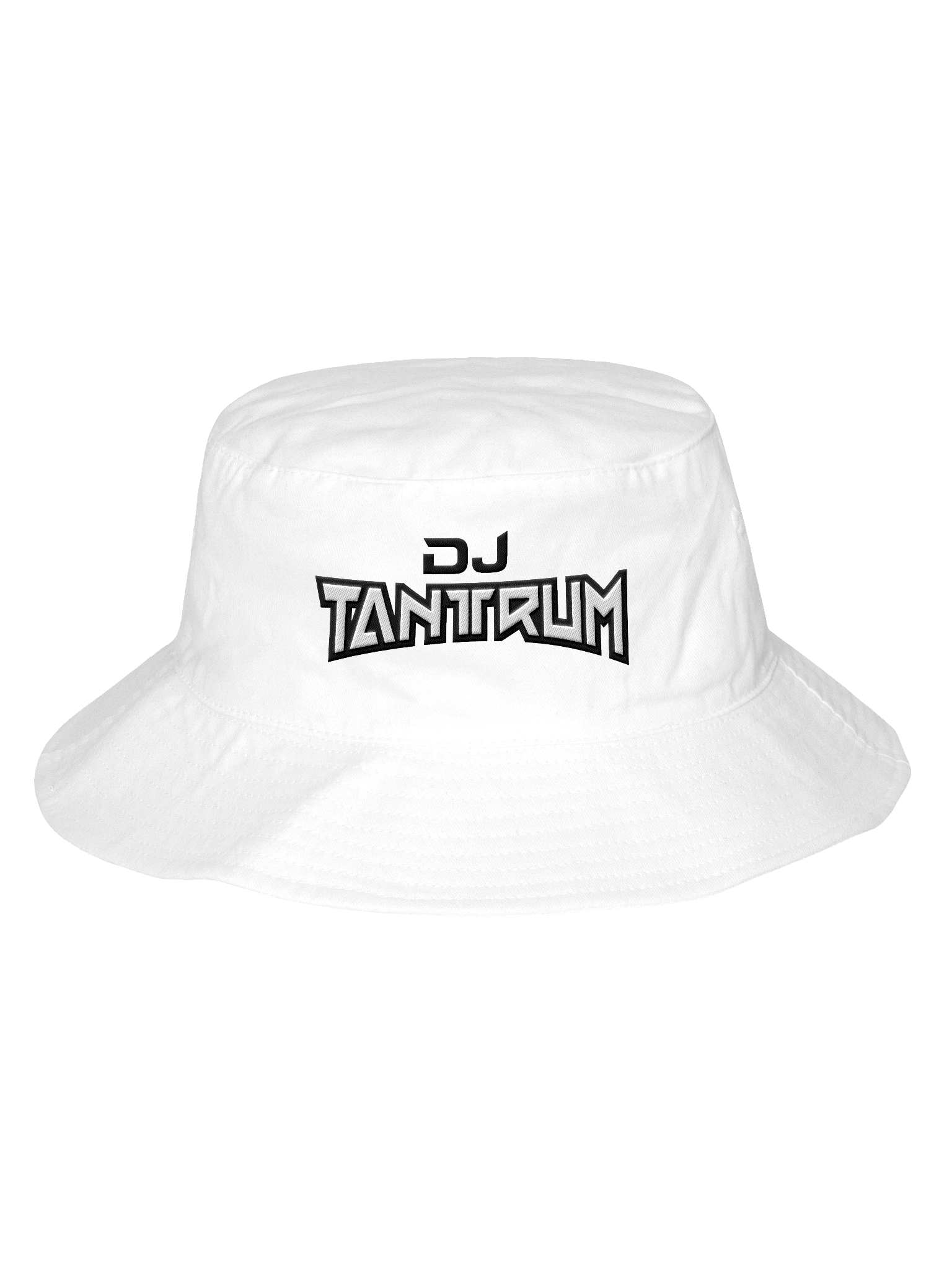 DJ TanTrum Bucket Hat (Black Trim Logo) - Cropped Logo product image (1)