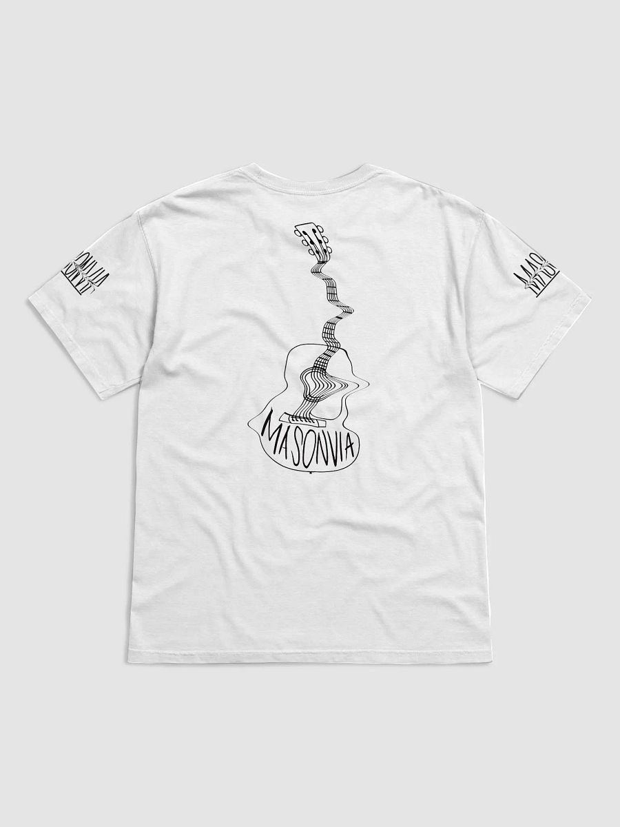 Mason Via white T w/ wild guitar and mason jar product image (2)